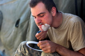 shaving